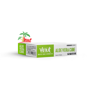 น้ำว่านหางจระเข้บรรจุกล่อง 10 กก. พร้อมว่านหางจระเข้หั่นเต๋าขนาด 3x3 มม. VINUT ผู้จัดจำหน่ายขายส่ง เวียดนาม - Product Image 1