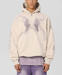 Sudadera con capucha de lana tipo waffle con cremallera, personalizada, 310 g/m², transpirable, de corte regular, marca privada, de invierno, gruesa, bordada, hecha 100 % de algodón para hombre - Product Image 5