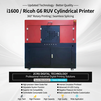 ZCRS OEM G6 CF3 Nueva Impresora UV Cilíndrica de Alta Giro 360° con Tinta UV, 600dpi, Software RIP Automático, Impresión Rollo a Rollo, Pantalla Táctil, para Impresión 3D de Huevos