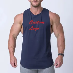 Marka giyim atlet kesip, yelek erkek Tank Top spor salonu mektuplar baskı kas gömlek vücut geliştirme ve Fitness Mens yan açık yelek