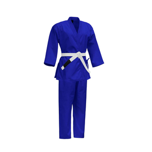 Uniforme confortable de karaté en polyester et coton pour arts martiaux respirants unisexe - Product Image 3