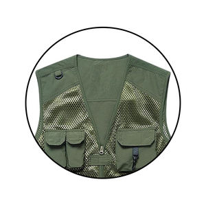 2024 Chaleco deportivo al aire libre de la mejor calidad OEM al por mayor para hombres Malla de secado rápido para caza y viaje Decoración de bolsillo de invierno - Product Image 3