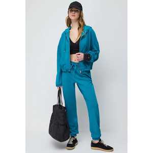 Veste courte à fermeture éclair, texture douce - Product Image 4