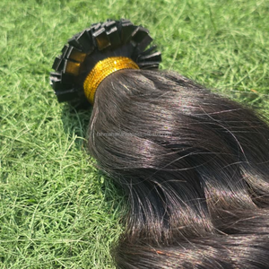 Hot Supplier Keratin Flat Tip Indonesian Natural <b>Body</b> <b>Wave</b> <b>Hair</b> Extensions 100 Human <b>Hair</b> Virgin Remy <b>Hair</b> Wholesale - Product Image 1