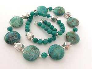 Collar de cuentas de resina joyería de moda hecha a mano de La India para la venta a granel collares al por mayor - Product Image 3