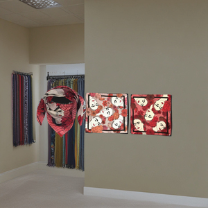 Elegant Luxury Printed Women's 70x70 cm Square <b>Scarf</b> Handkerchief Golden Yellow Beige Brown Motifs Traditional Modern Bordered - Product Image 4