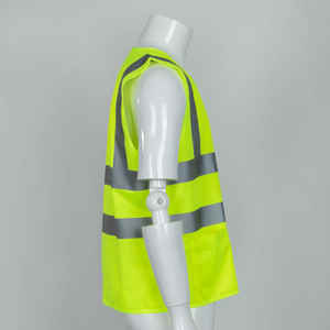 Chaleco reflectante de trabajo para hombres, ropa de trabajo de seguridad, alta visibilidad, duradero, ajuste cómodo, OEM, ODM, directo de fábrica, venta al por mayor, personalizado - Product Image 4