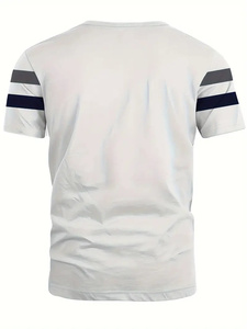 Fabricante directo 100% algodón camisetas de los hombres de calidad superior y duradero para uso al aire libre 260 gramos peso de la tela - Product Image 4