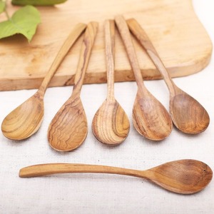 Ensemble d'ustensiles de cuisine de style vintage, cuillère en bois et spatule, ensemble d'outils en bambou et bois pour la cuisine à domicile - Product Image 6