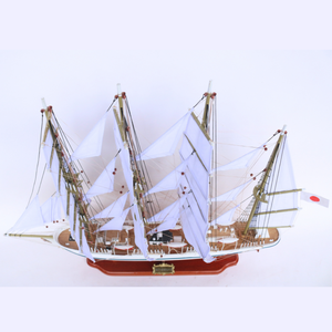 Gia Nhien Conception personnalisée du fabricant NIPPON MARU II (1984) Maquette de bateau en bois Modèle de bateau en métal plaqué de haute qualité Artisanat - Product Image 6