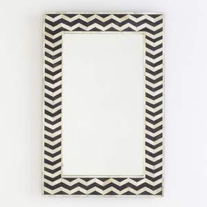 กรอบกระจกฝังกระดูกที่ทันสมัยสวยงามพร้อมลวดลายดอกไม้ทำด้วยมือสำหรับโต๊ะเครื่องแป้งในห้องน้ำผนังห้องนอนและการตกแต่งบ้านที่หรูหรา - Product Image 2