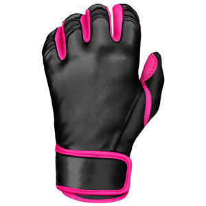 Gants de frappe de baseball à manchette courte, durables, avec paume en cuir Pro Grip, gants de sport avec service OEM au prix LBBG-0030 - Product Image 4
