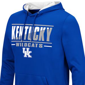 Kentucky University Wildcats Royal Blue Sólido Bordado Forrado Sudadera con capucha de invierno con Kentucky Wildcats Logo Official Fan Gear - Product Image 3