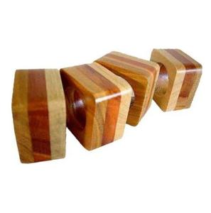 Personnalisé 100% porte-rond de serviette en bois naturel Table de maison accessoires de restaurant décoratifs prix bon marché cadeaux utilisation de table - Product Image 2