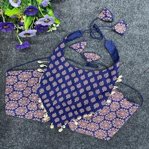 Vente chaude Belle Dressing Fancy Festival Wear Ajrakh Cotton With Real Kodi Blouse Fournisseur et exportateur indiens - Product Image 1