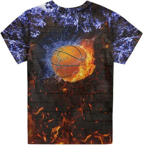 Wholesale Custom Graphic Oversized Tshirts Men's Sublimation Rounded Neck Tee Plain T <b>Shirt</b> for men OEM Serviced - Product Image 2