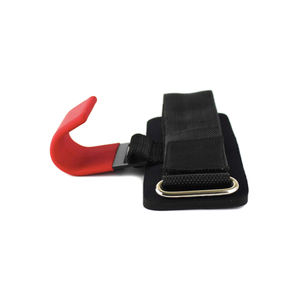 Poignées de gymnastique d'entraînement de forme physique en néoprène promotionnelles crochets d'haltérophilie robustes avec support de poignet - Product Image 4