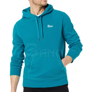 Sudadera con capucha de lana de manga larga para hombre de otoño Nuevo estilo de gran tamaño Invierno cálido con logotipo personalizable Chaqueta con capucha lisa - Product Image 2