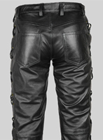 Pantalon droit décontracté en cuir pour homme, anti-rides, à braguette boutonnée, teint uni, brillant, cinq poches, qualité supérieure, respirant, séchage rapide, vente en gros