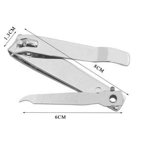 Cortador de uñas de acero inoxidable duradero de alta calidad, diseño único, herramienta de manicura de Color plateado, etiqueta privada OEM para bebés - Product Image 6