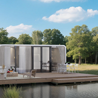 Villa préfabriquée, appartement au design moderne, maison modulaire mobile CE 20FT/40FT, cabine de bureau, maison portable, pod, cabine Apple