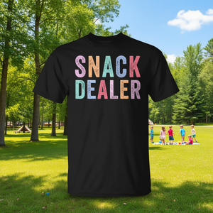 T-shirt promozionale colorata per il personale del campeggio estivo e per i lavoratori delle asili nido, ideale per la distribuzione di snack - Product Image 3