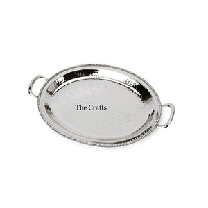 Plateau de chocolat Dessert de la plus haute qualité pour accessoires de cuisine plateau de service de Fruits alimentaires de couleur argent en aluminium - Product Image 5