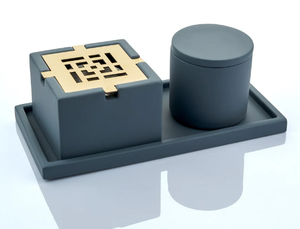 Ensemble de 3 porte-encens Bakhoor brûleur à plateau en bois personnalisé élégant Bakhoor pour la maison bureau parfums aromatiques utilisation encens - Product Image 3