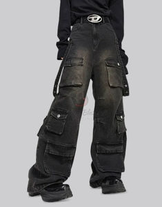 Pantalon élastique à côtes pour hommes de bonne qualité Pantalon tactique imperméable à l'eau Pantalon Randonnée Chasse Travailleur extérieur Cargo logo personnalisé oem - Product Image 5