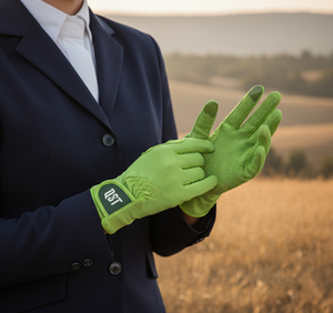 Customized Summer Horse Riding <b>Gloves</b> Equestrian Anti-Slip Full Finger Breathable <b>Touchscreen</b> <b>Gloves</b> Hook Loop Closure Unisex - Product Image 2