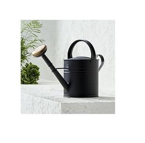 Bastón de riego en forma de cilindro redondo de metal elegante Puro Blanco de alta calidad para plantas y flores - Product Image 2
