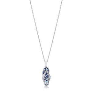 Collier en argent sterling fait main avec pendentif en forme d'œil turc, design estival, pour les occasions de mariage et de fête - Product Image 6