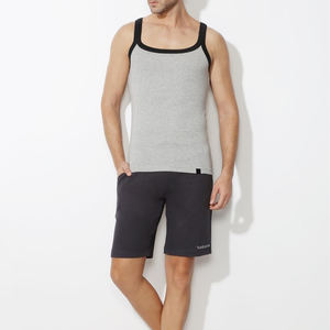 Débardeur de sport pour homme 2023, surdimensionné, décontracté, tricoté, 100% coton, respirant, écologique, séchage rapide, dos nageur, pour la gym et le fitness - Product Image 3