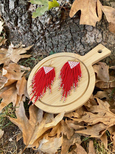 Pendientes Largos de Estilo Bohemio Hechos a Mano con Cuentas, Pendientes de Borla Vintage, Accesorios de Moda para Bodas para Mujer - Product Image 2