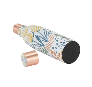 ขวดน้ำทองแดงพิมพ์ลายทำด้วยมือขวดทองแดงแข็งสำหรับน้ำดื่ม - Product Image 6