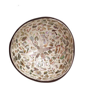 ชามมะพร้าวทำมือระดับพรีเมียม ประดับมุกธรรมชาติ ชามตกแต่งสำหรับบ้านและธุรกิจบริการอาหาร ตกแต่งบ้าน - Product Image 5