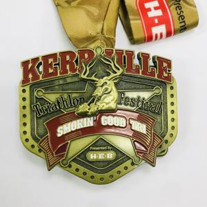 Medallas Deportivas de Aleación de Zinc con Cinta de Color, Premio para Ganadores, Venta al Por Mayor con Envío Directo - Product Image 4