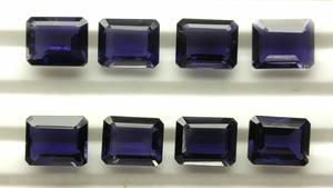 เครื่องประดับพลอยอัญมณีเจียระไนมรกตสีฟ้าขนาดแปดเหลี่ยม3X5มม. ถึง9X11มม. - Product Image 5