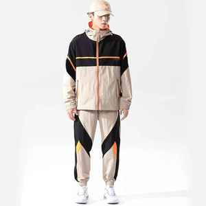 2025 été coupe-vent taux de gros personnalisé à capuche décontracté solide coupe-vent ensemble nouveau élégant hommes écologique respirant mince - Product Image 2