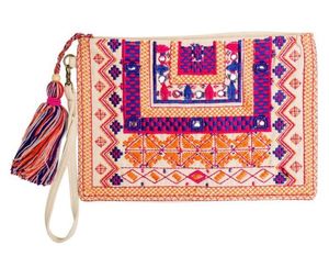 PERFECTS EMBROIDERY UNIQUE BAGS BEST Bohemian Style Embroidery Work <b>Hand</b> Clutch Purses Bags Fancy Design Lining Wholesale - Product Image 5