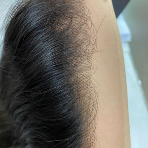 HD Swiss Closure Hair Raw Vietnamese Hair Bundles Closure HD Swiss Closure 7x7 Línea de cabello natural Nudo pequeño Listo para enviar - Product Image 5