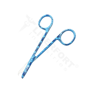 Puntada quirúrgica Tijeras de 4,5 "en ángulo, eliminación de sutura de gancho delicado de media luna Str. Tijera Primeros Auxilios EMS Instrumento Autoclavable - Product Image 1