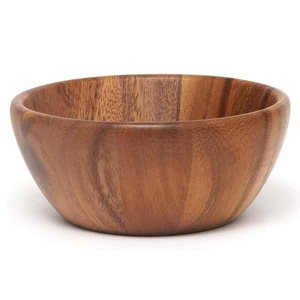 Utensilios de cocina de madera natural respetuosos con el medio ambiente y duraderos hechos con un tazón de mezcla de madera de mango sólido para hoteles, restaurantes y hogares - Product Image 2