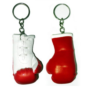 Porte-clés Gants de Boxe 2024 à Faible MOQ, Porte-clés de Voiture pour Hommes, Matériau Métallique, Impression en Lettrage en Relief Personnalisée - Product Image 1