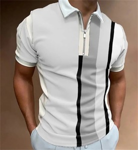 Directo de fábrica, personalizado, para hombre, para camiseta Polo, alta calidad, transpirable, 100% algodón, de talla grande, patrón sólido, diseño liso personalizado - Product Image 3