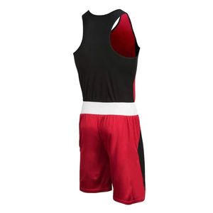 Conjuntos de Uniformes de Boxeo Unisex de Spandex/Poliéster Más Vendidos con Logotipo Frontal, Transpirables, Ligeros, Personalizados y Hechos Profesionalmente - Product Image 3