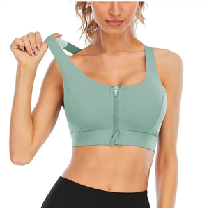 Nuevo Diseño de Sujetador Deportivo para Mujer Talla Grande, Opción de Logotipo Frontal, Material Spandex/Nailon, Resistente al Viento, Ecológico, para Gimnasio, Fitness y Entrenamiento - Product Image 1