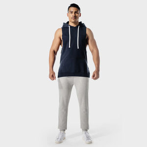 Mens Sleeveless Workout <b>Hoodie</b> - Stretchable and Comfortable <b>Gym</b> <b>Hoodie</b> for Fitness, Bodybuilding, and Outdoor Sports - Product Image 5
