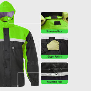 Venta caliente Hecho en Pakistán Trajes de lluvia Por encargo Bajo MOQ Trajes de lluvia de color de contraste - Product Image 2