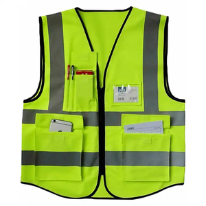 Custom Lightweight <b>Reflective</b> <b>Safety</b> Vest Jacket High-Visibility Workmen's Waterproof <b>Clothing</b> - Product Image 1